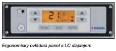 ovládání klimatizace s LCD panelem
